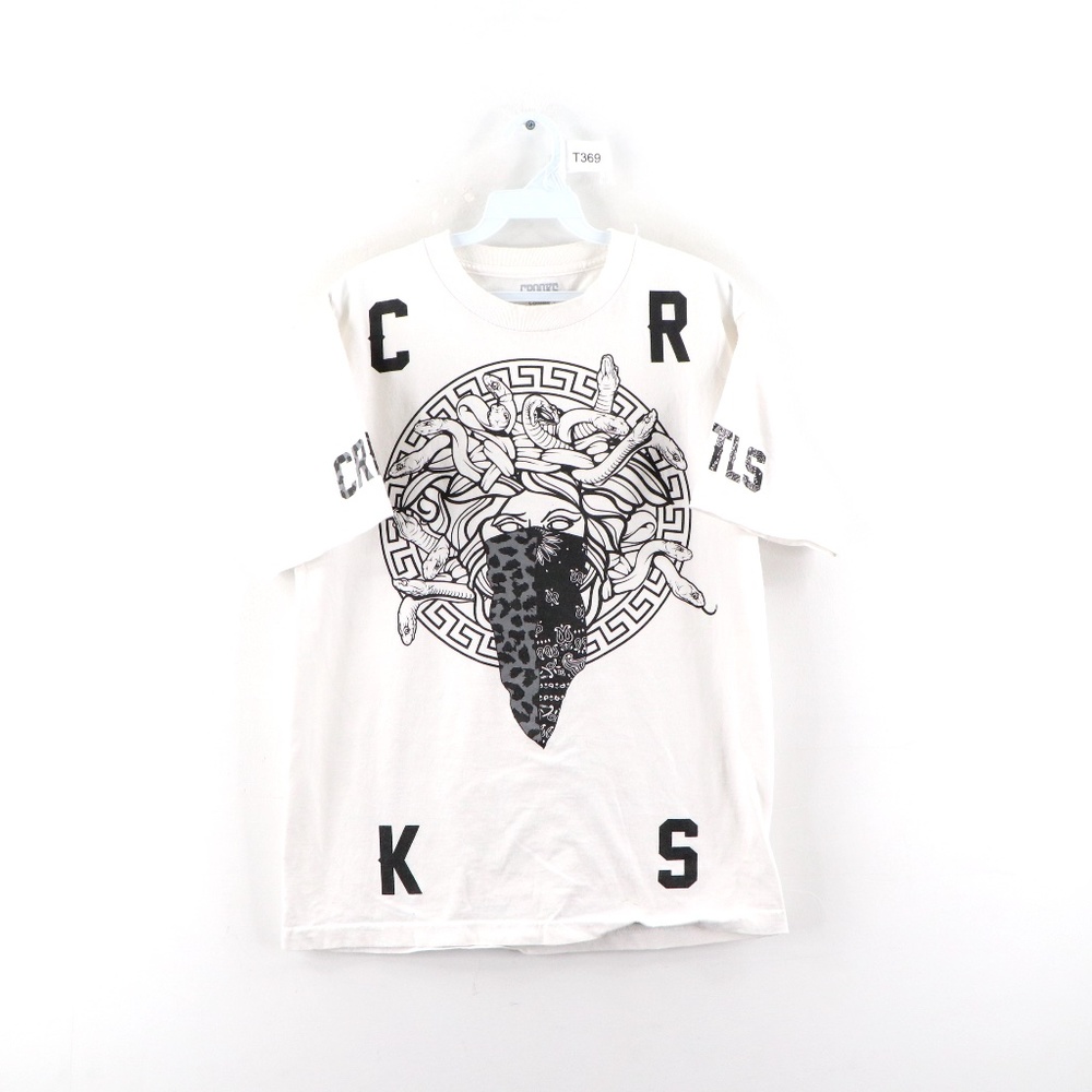 Crooks And Castles Streetwear Medusa T Shirt White